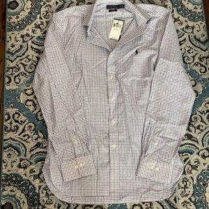 Men’s Polo long sleeve button down. NEW